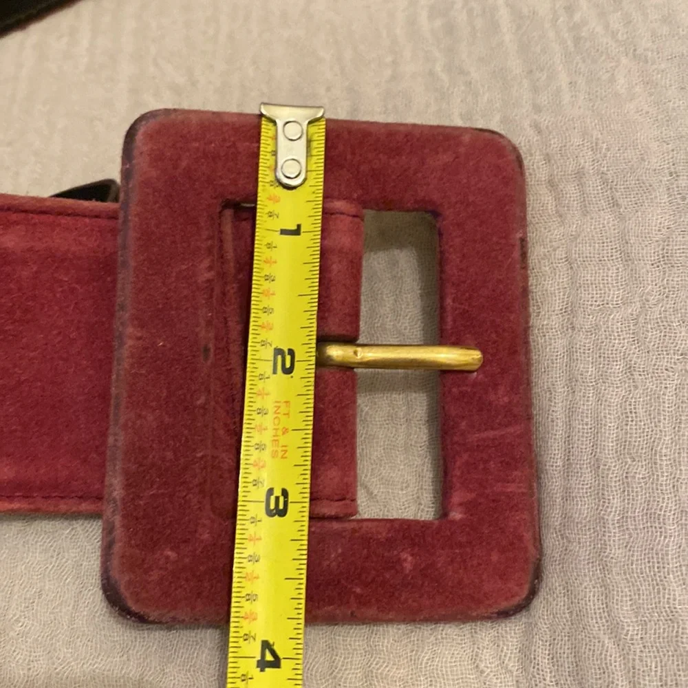Yves Saint Laurent Vintage Suede Belt